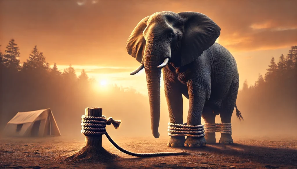 The Elephant and the Rope